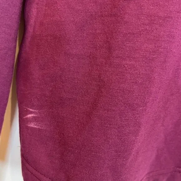 Women Umbro logo burgundy long sleeve t- shirt sweatshirt size XL good condition - Picture 4 of 4